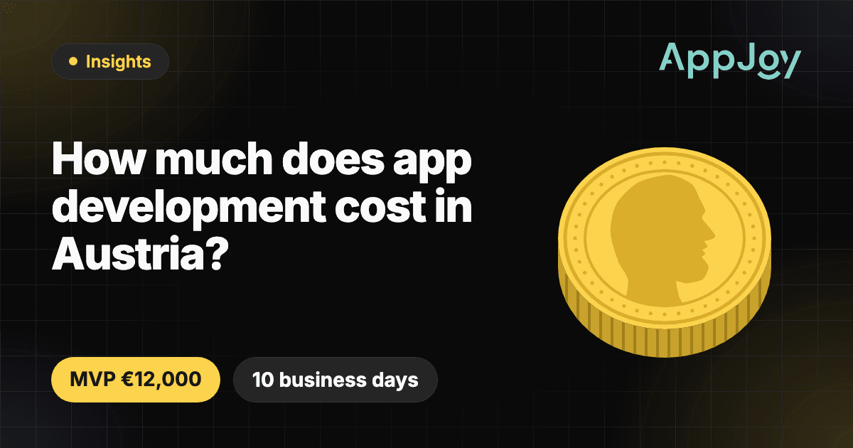 How much does app development cost in Austria? (2026 guide)